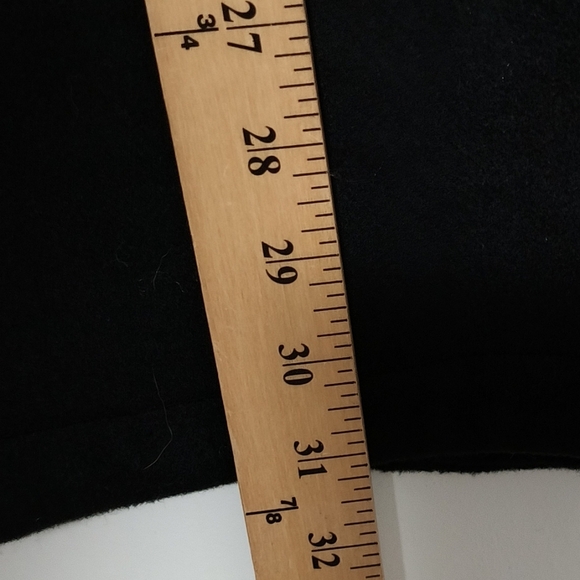 New Black Wool Coat / Size XL - Picture 9 of 10